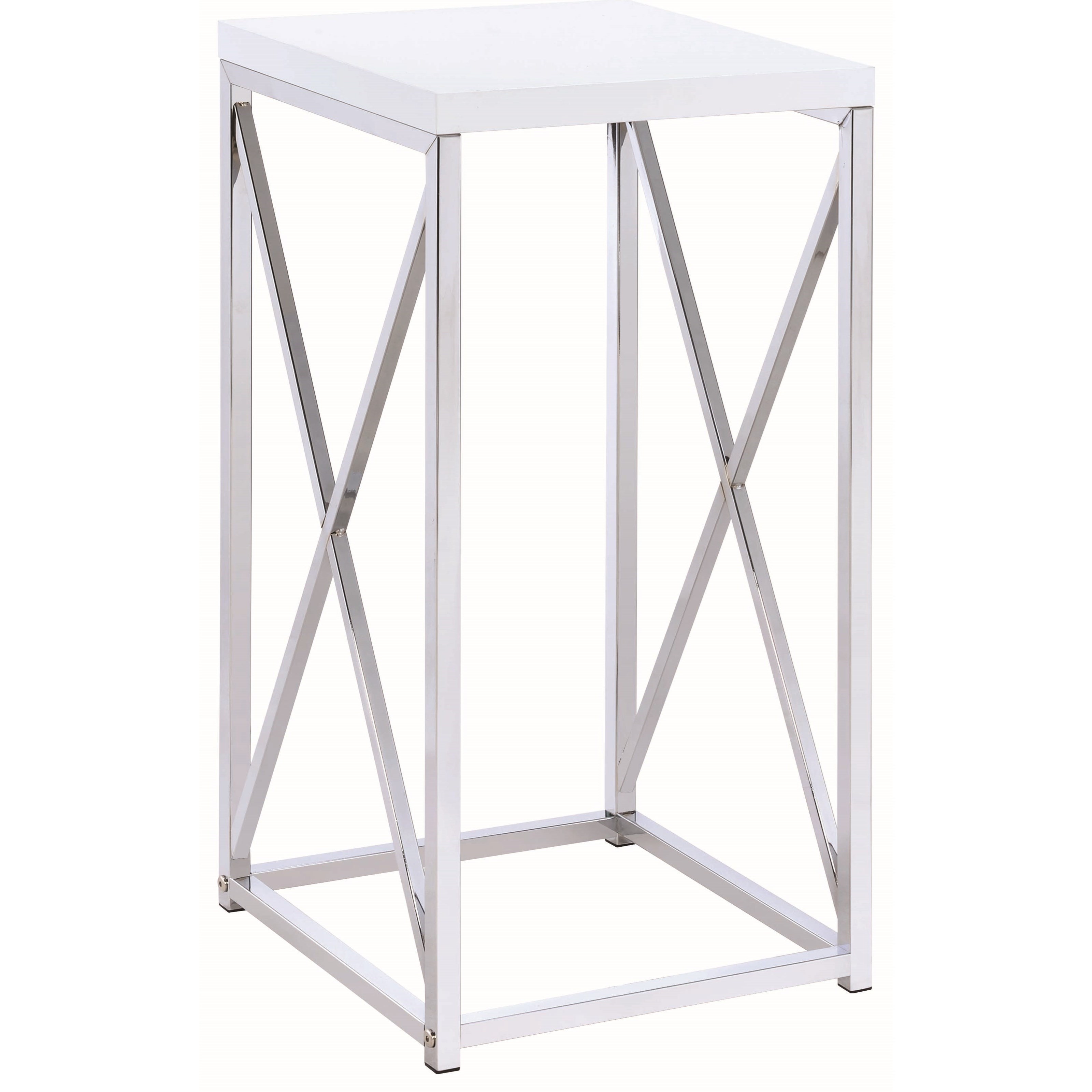 Coaster Accent Tables Contemporary Accent Table with XBase Dream